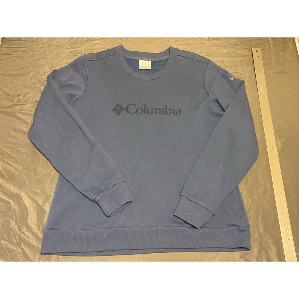 Columbia Blue Crewneck Sweatshirt Outdoors XL